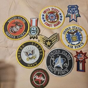 Military and Space Force Patches Collection